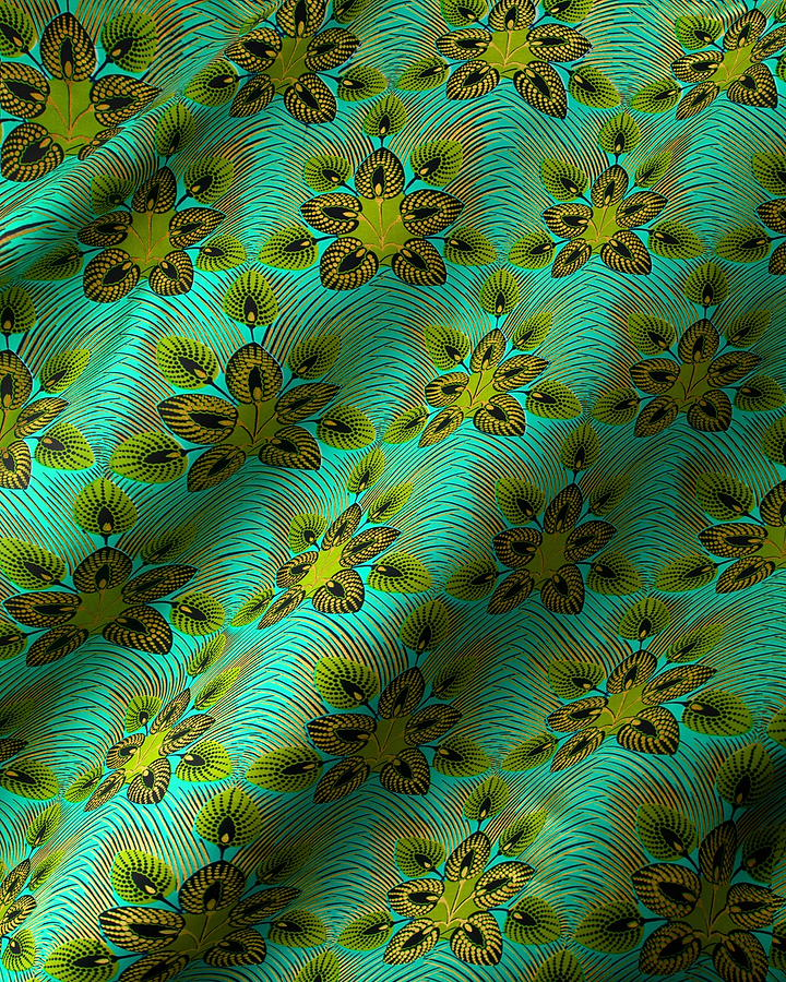 Wax Hollandais | VL03049.016 | Gold Embellished