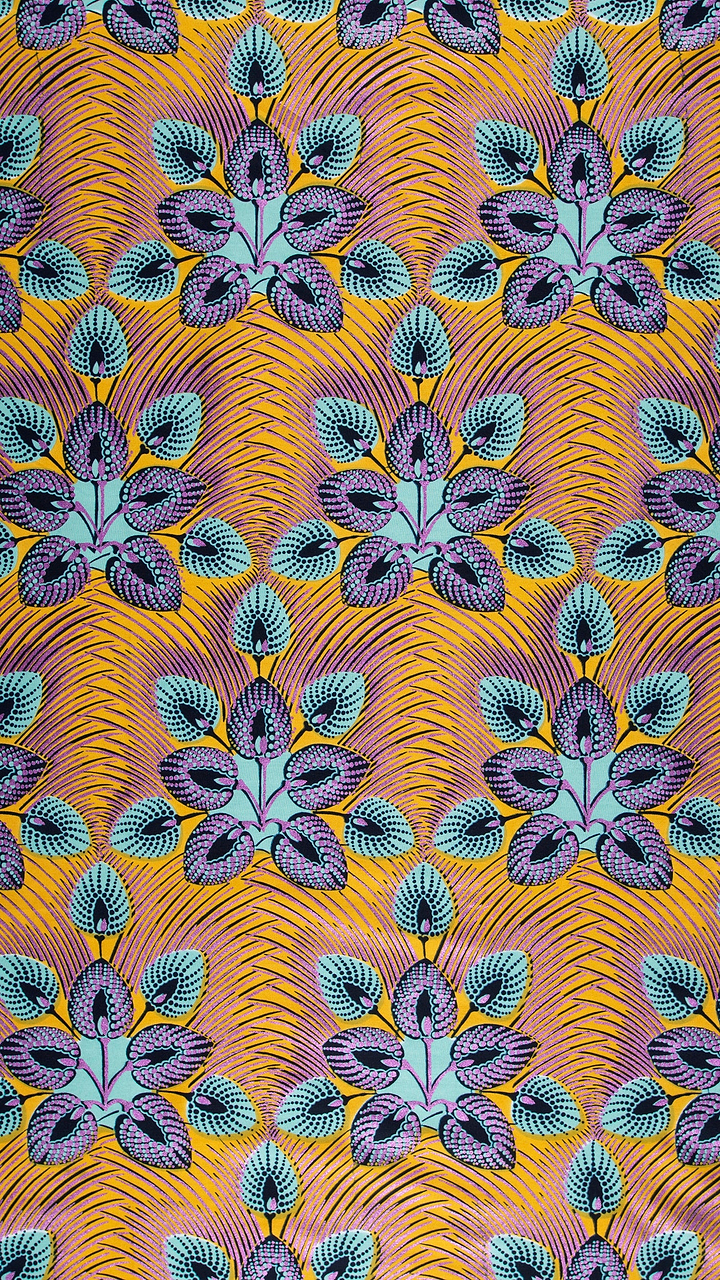 Wax Hollandais | VL03049.017 | Lilac Embellished