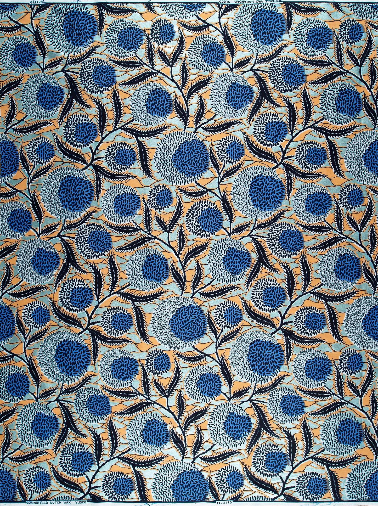 Wax Hollandais | VL03190.018 | Pastel Blue Embellished