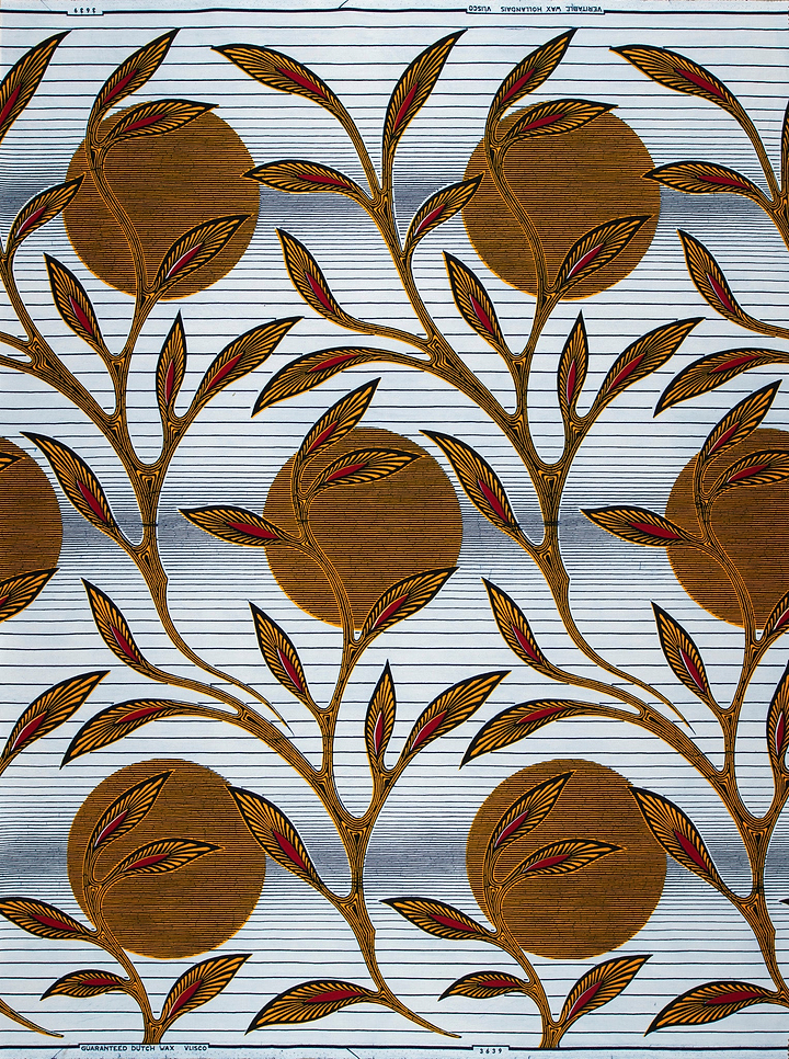 African print fabric pattern stylized wax hollandais vl03639.215