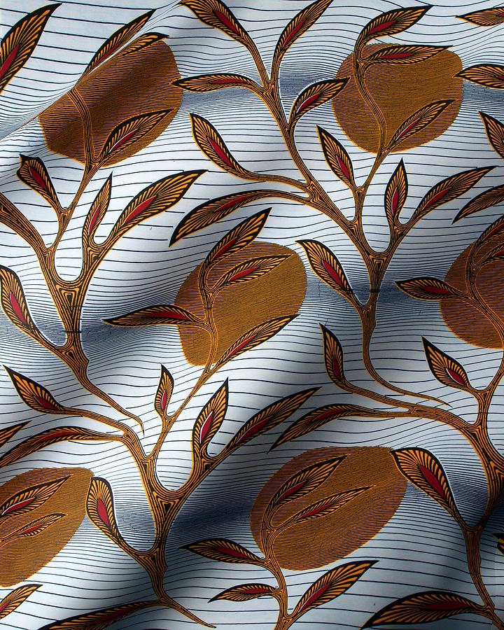 Fabric features vibrant intricate pattern wax hollandais vl03639.215