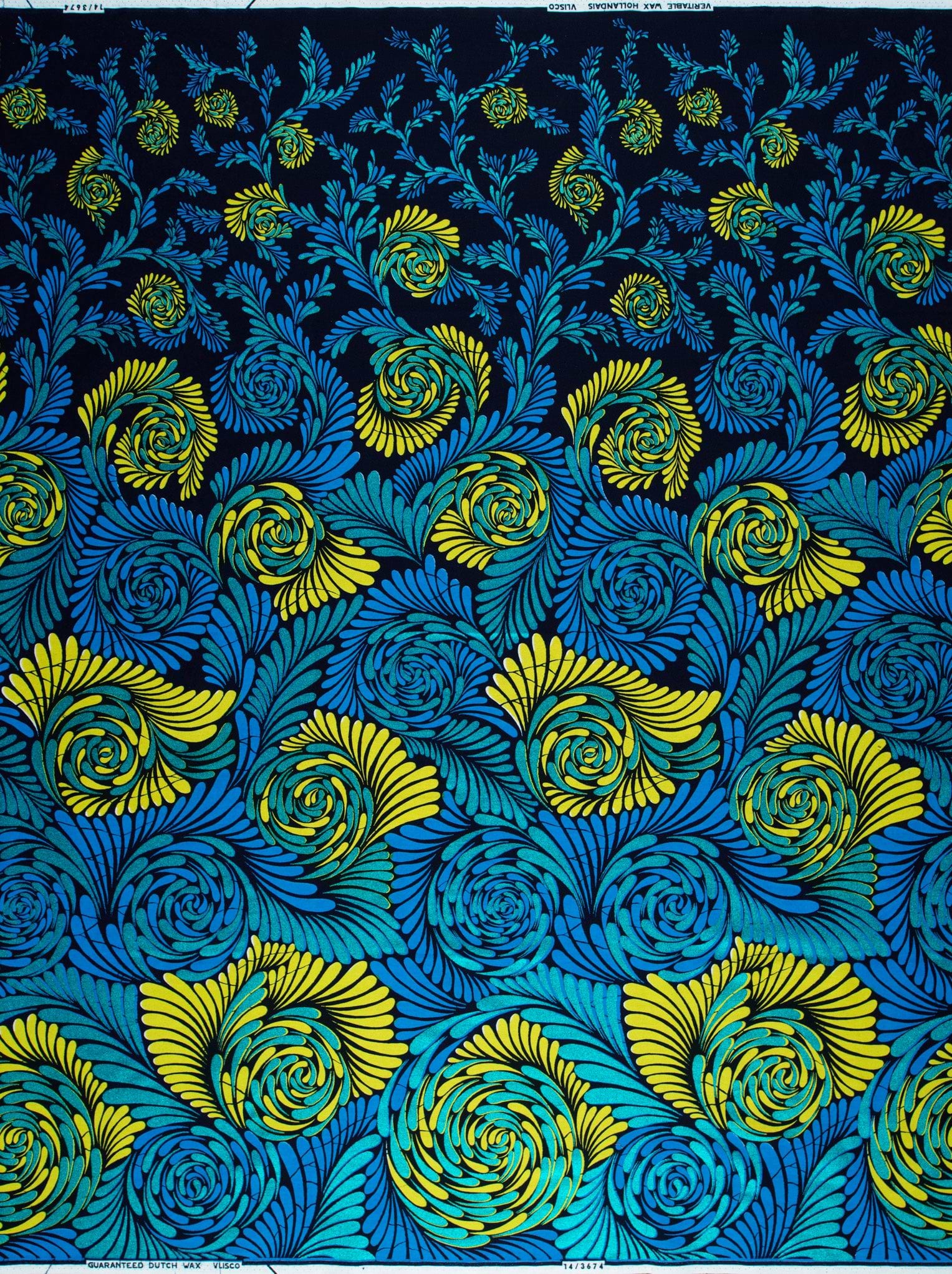 Wax Hollandais | VL03674.011 | Orné de Bleu