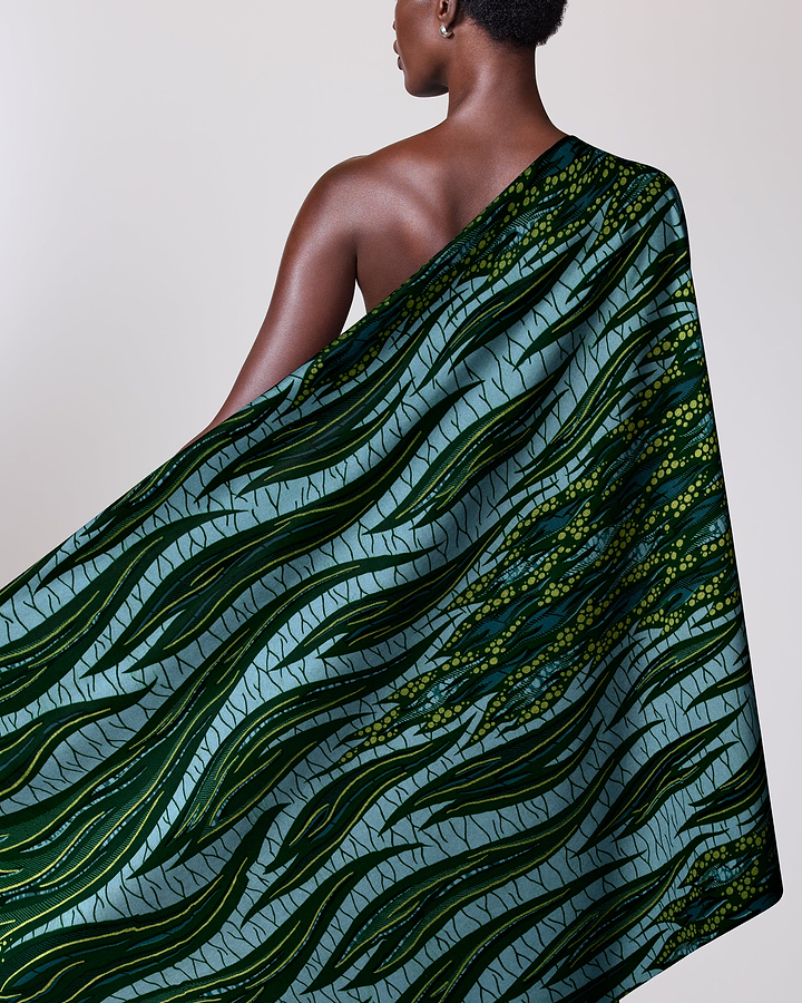 Wax Hollandais | VL03738.008 | Lime Green Embellished