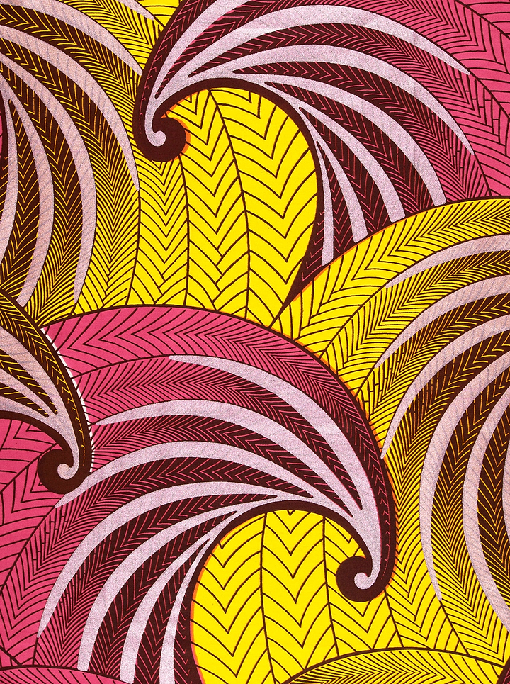 Wax Hollandais | VL03902.030 | Pastel Pink Embellished