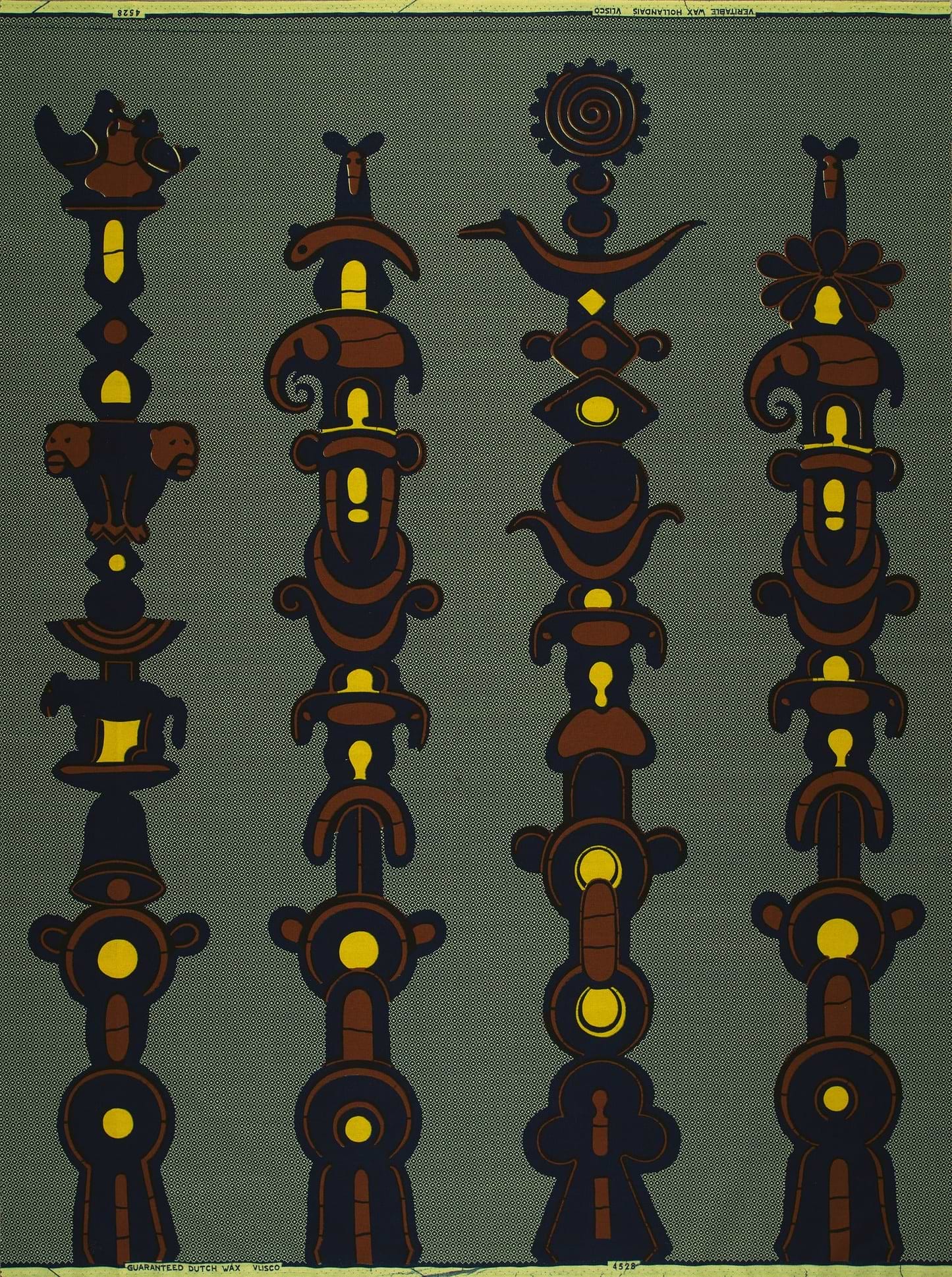 Wax Hollandais | VL04528.076 | London bell, Totems