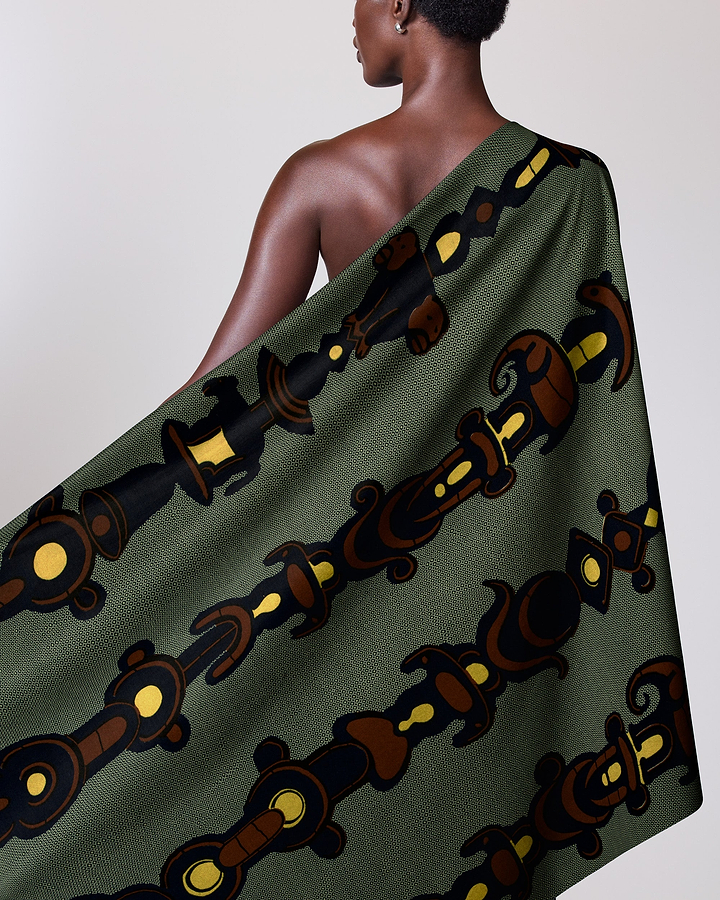 Wax Hollandais | VL04528.076 | London bell, Totems