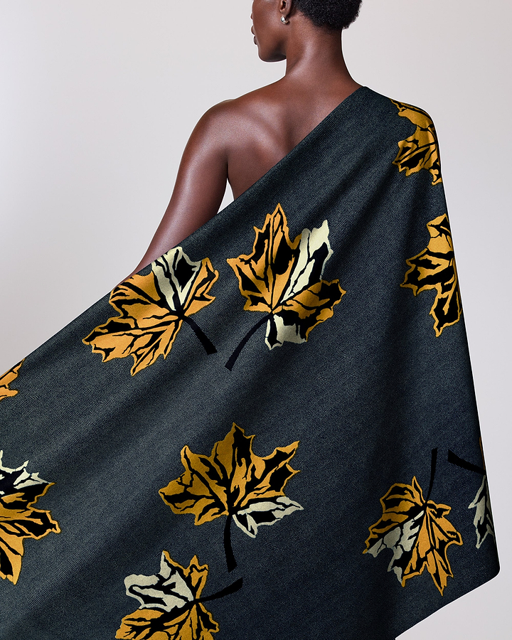 Dark gray wrap bold autumn wax hollandais vl04735.087