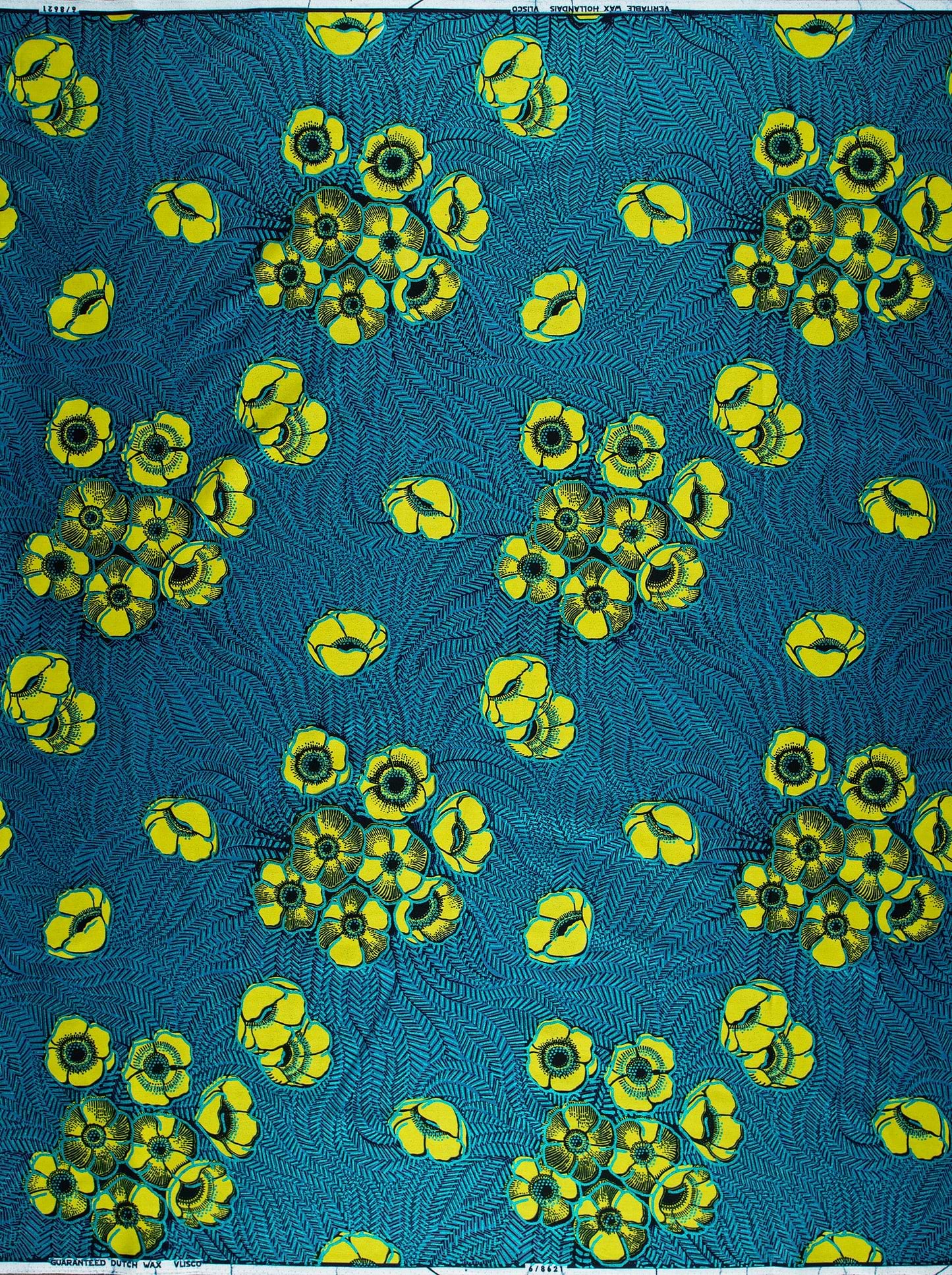 Wax Hollandais | VL08621.018 | Orné de Bleu