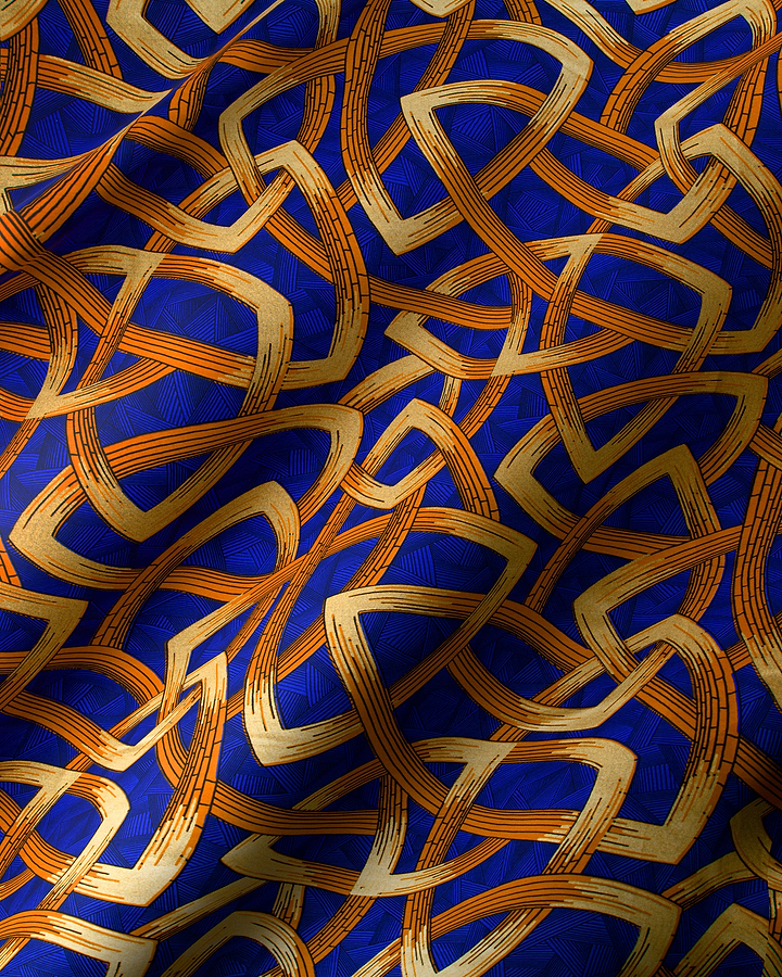 Wax Hollandais | VL08667.002 | Silver Embellished