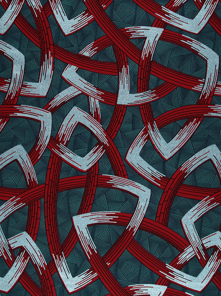 Wax Hollandais | VL08667.003 | Pastel Blue Embellished