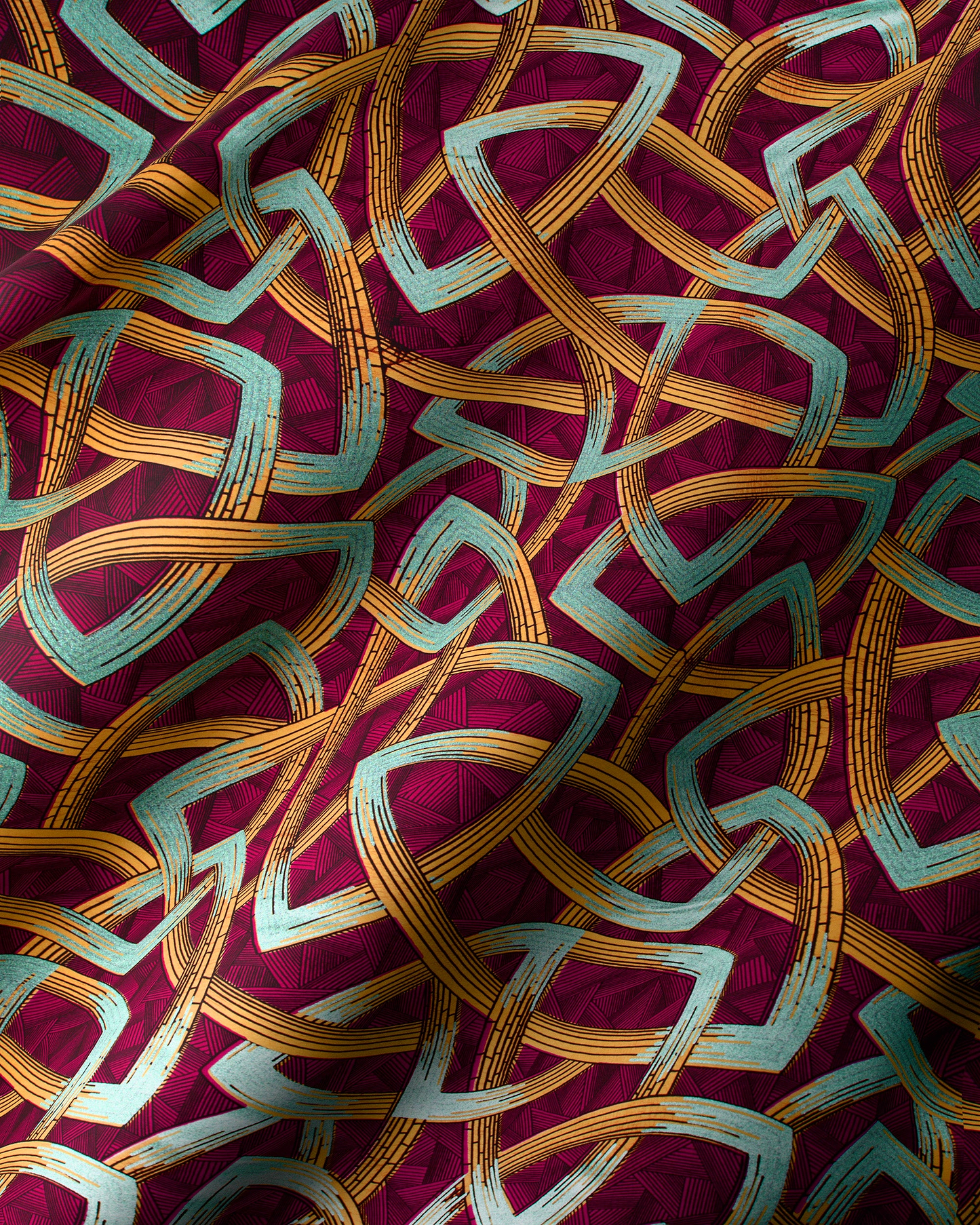 Wax Hollandais | VL08667.005 | Pastel Green Embellished