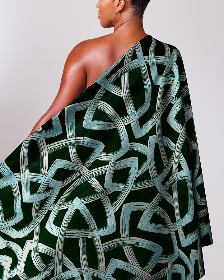 Wax Hollandais | VL08667.007 | Pastel Blue Embellished