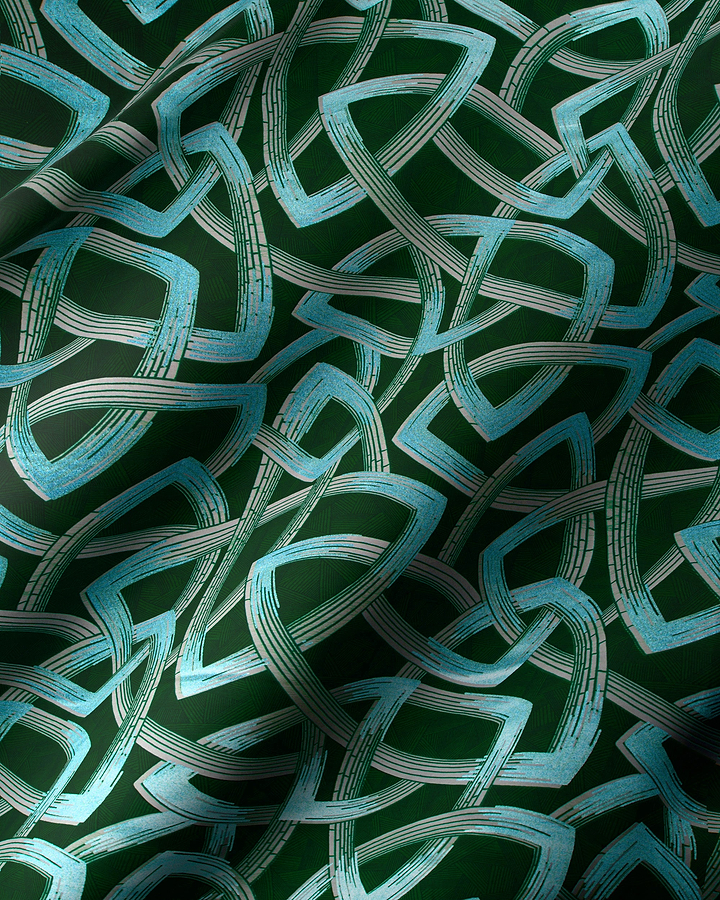 Wax Hollandais | VL08667.007 | Pastel Blue Embellished