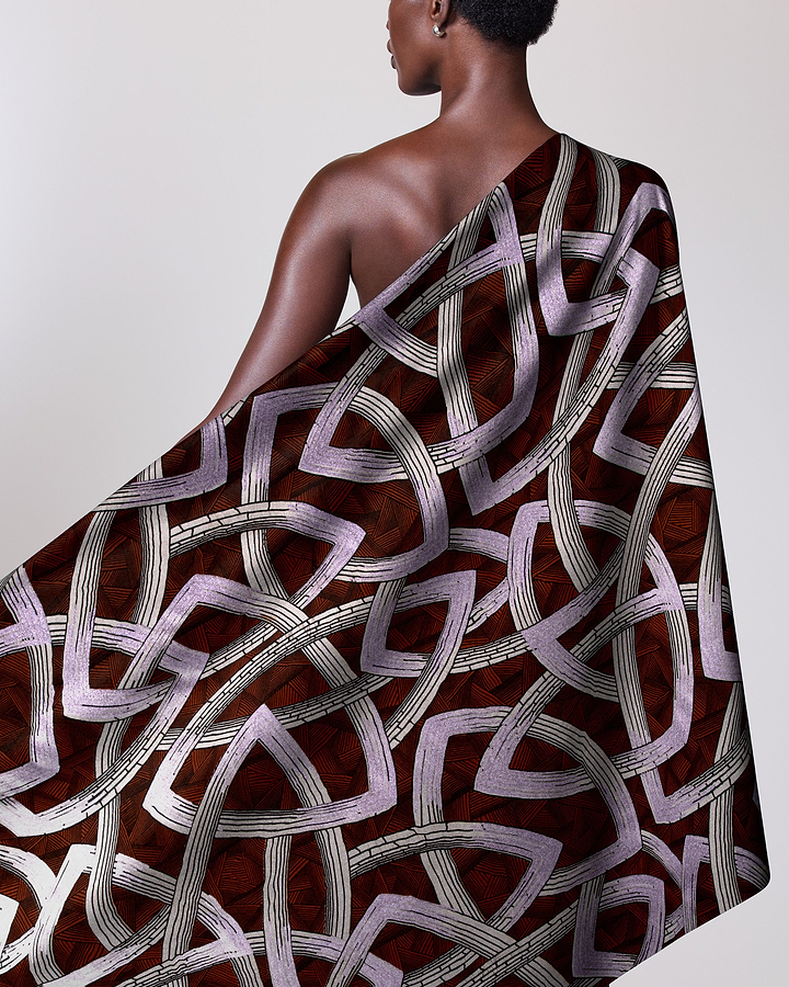 Wax Hollandais | VL08667.009 | Pastel Lilac Embellished