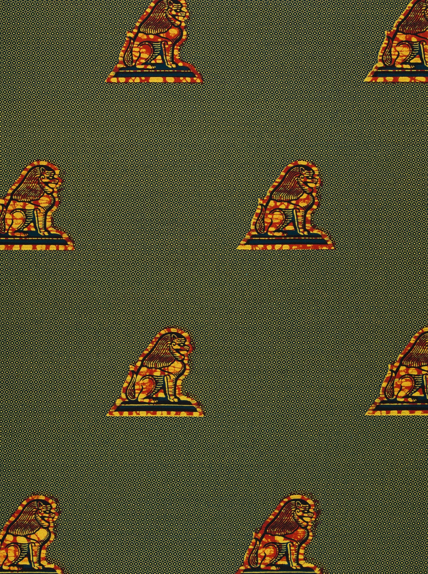 Wax Hollandais | VL08863.079 | I am sitting at my Gate, Lion of Judah, Lion's Head, The Force