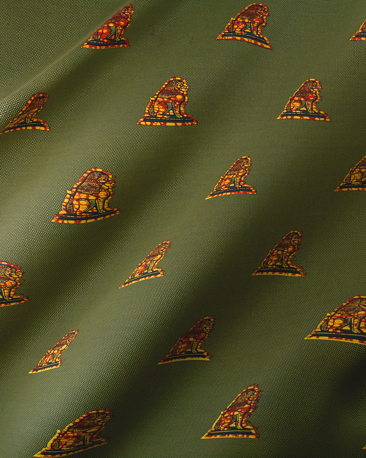 Wax Hollandais | VL08863.079 | I am sitting at my Gate, Lion of Judah, Lion's Head, The Force