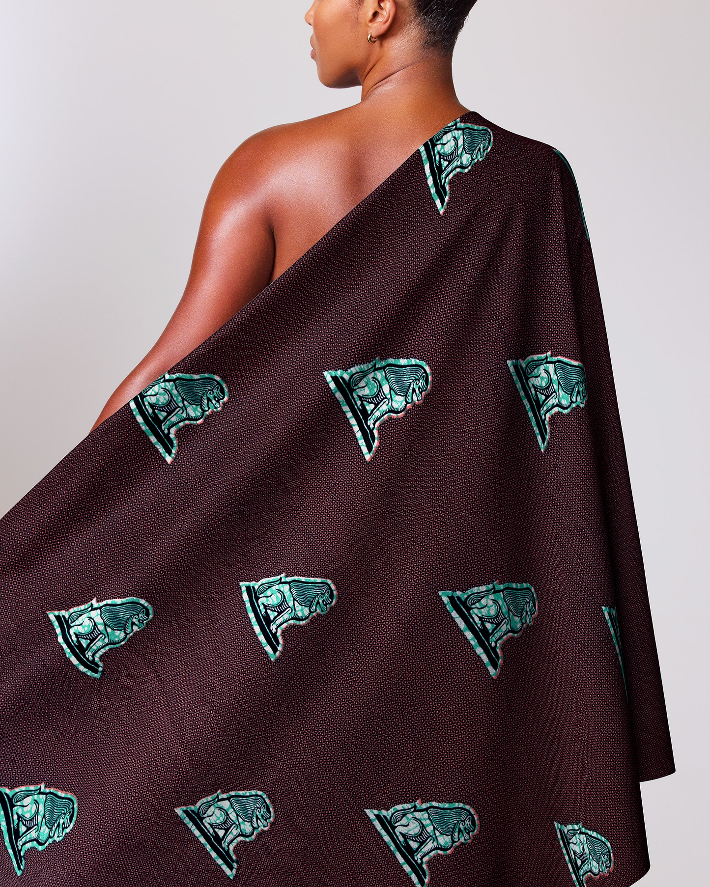 Wax Hollandais | VL08863.084 | Je suis assis à ma Porte, Lion de Juda, Tête de Lion, La Force