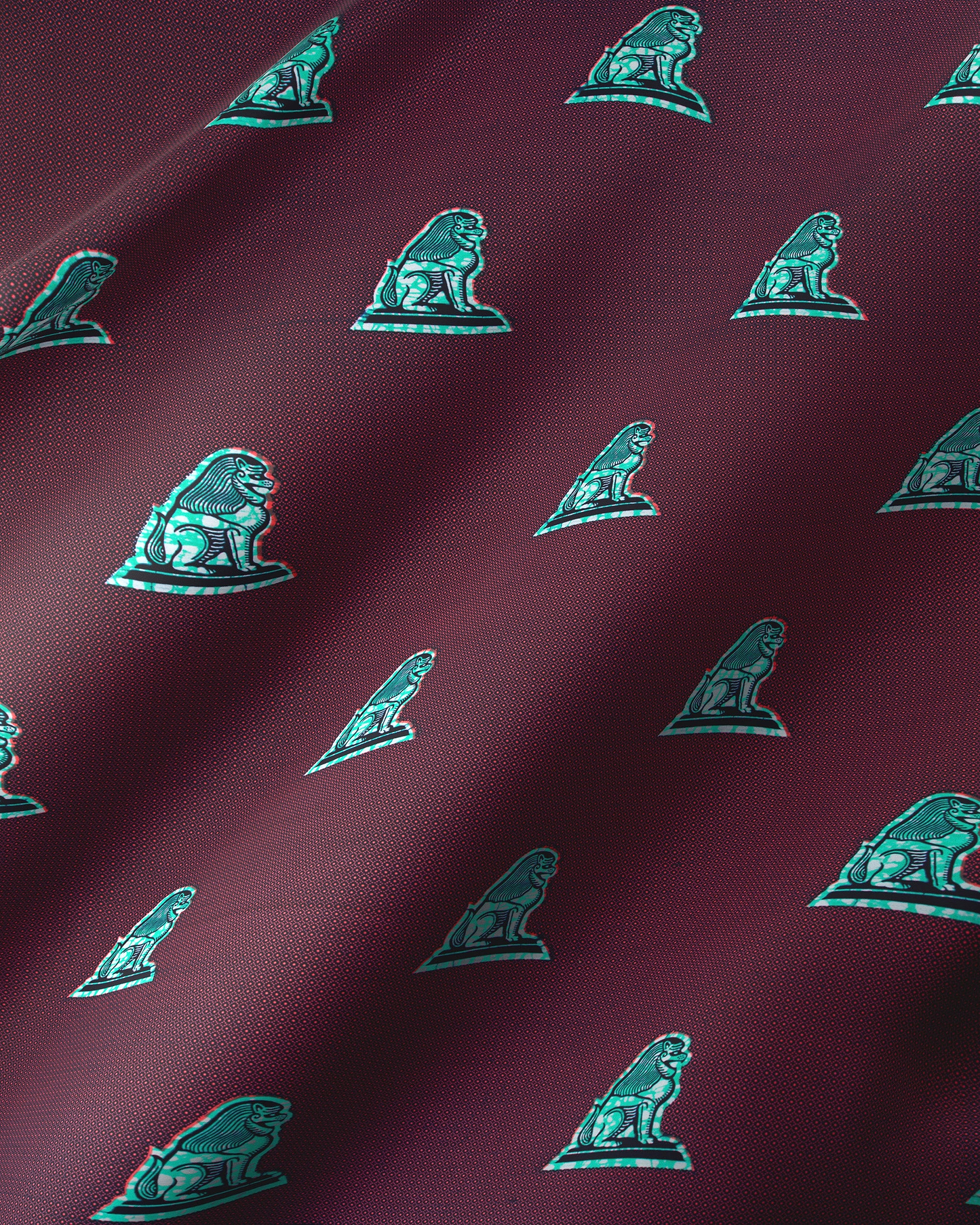 Wax Hollandais | VL08863.084 | Je suis assis à ma Porte, Lion de Juda, Tête de Lion, La Force