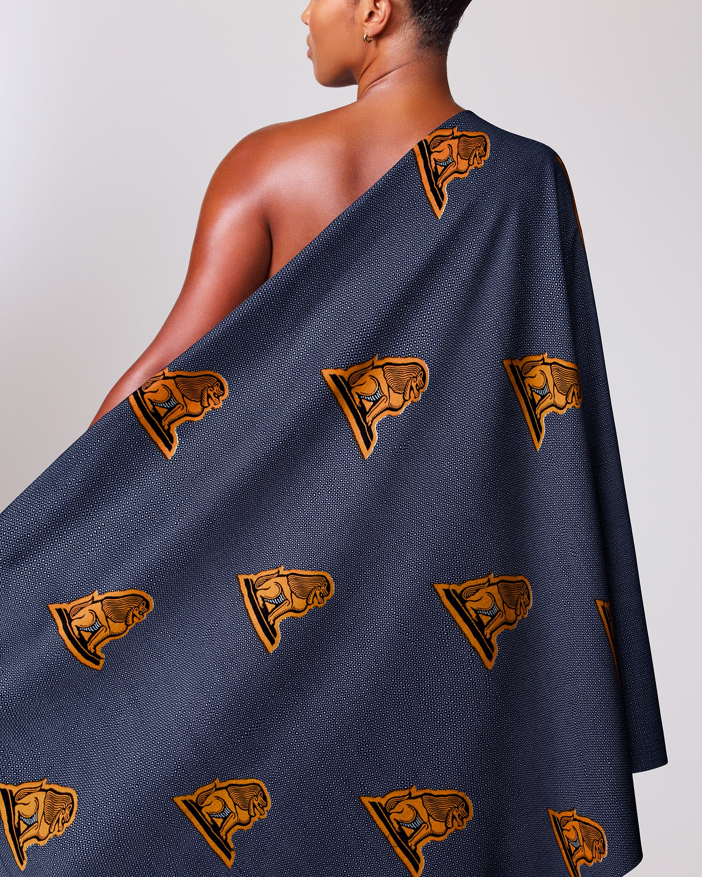 Wax Hollandais | VL08863.085 | Je suis assis à ma Porte, Lion de Juda, Tête de Lion, La Force