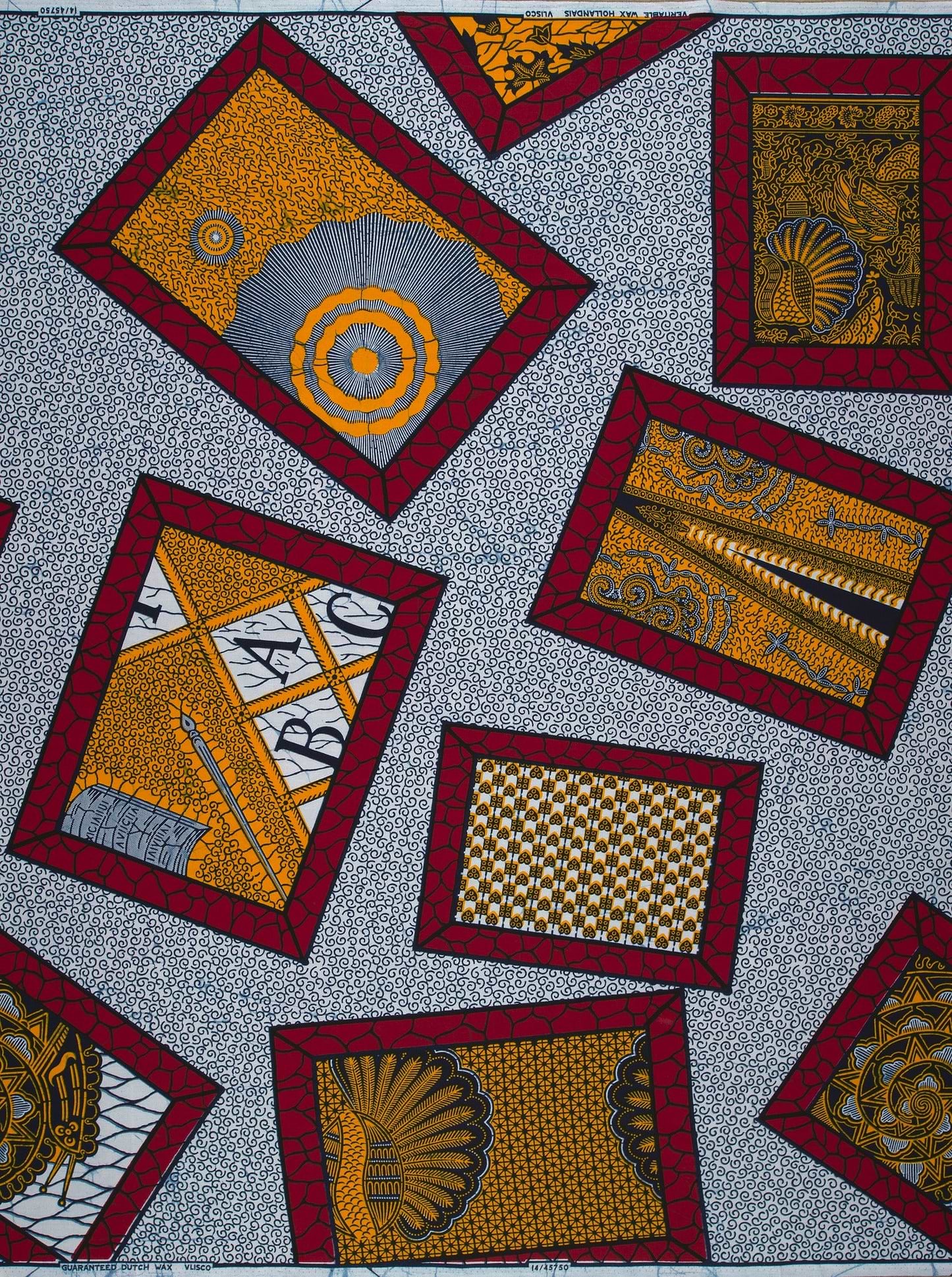 African wax print fabric wax hollandais vl45750.174