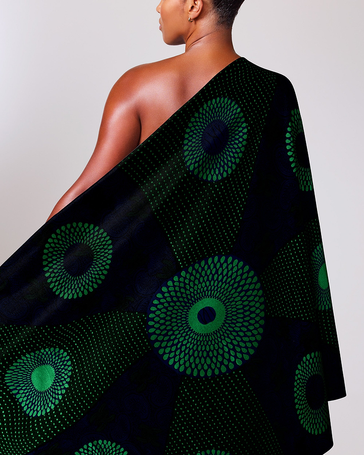 Sky Wax | VL55650.144 | Emerald Green Embellished