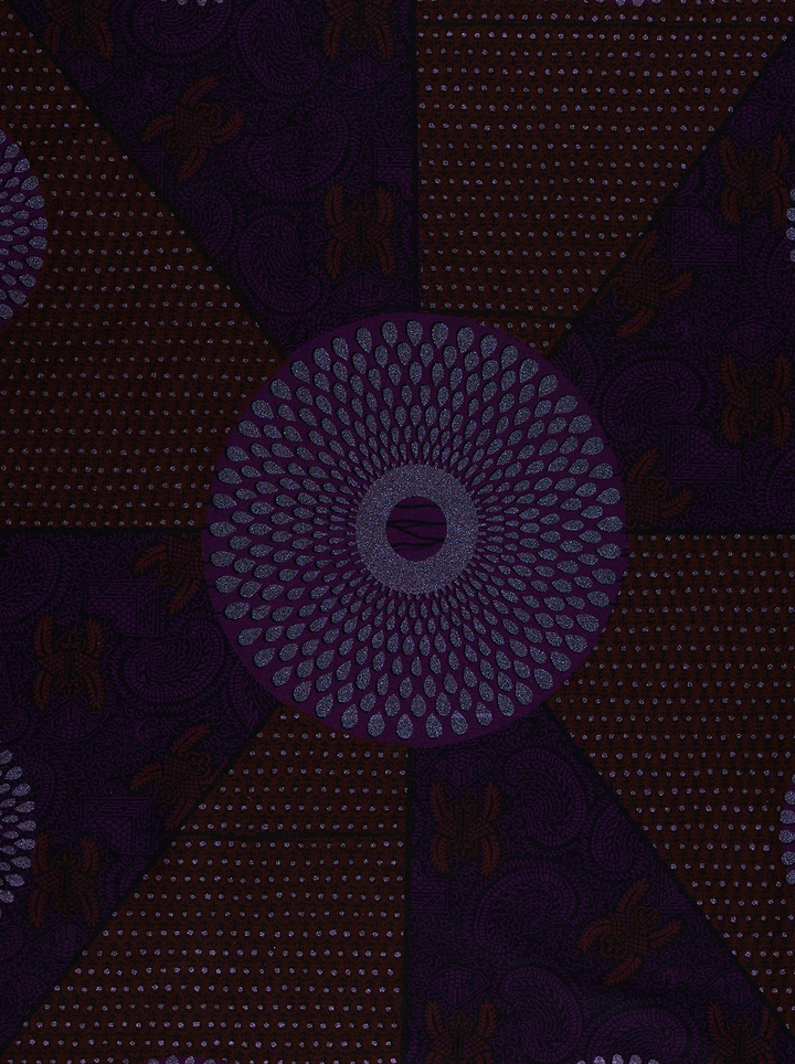 Sky Wax | VL55650.145 | Red-Blue Pearl Embellished