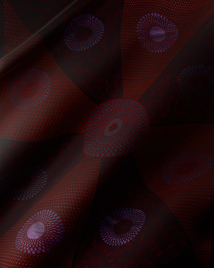 Sky Wax | VL55650.148 | Orné de Perle Rouge-Verte