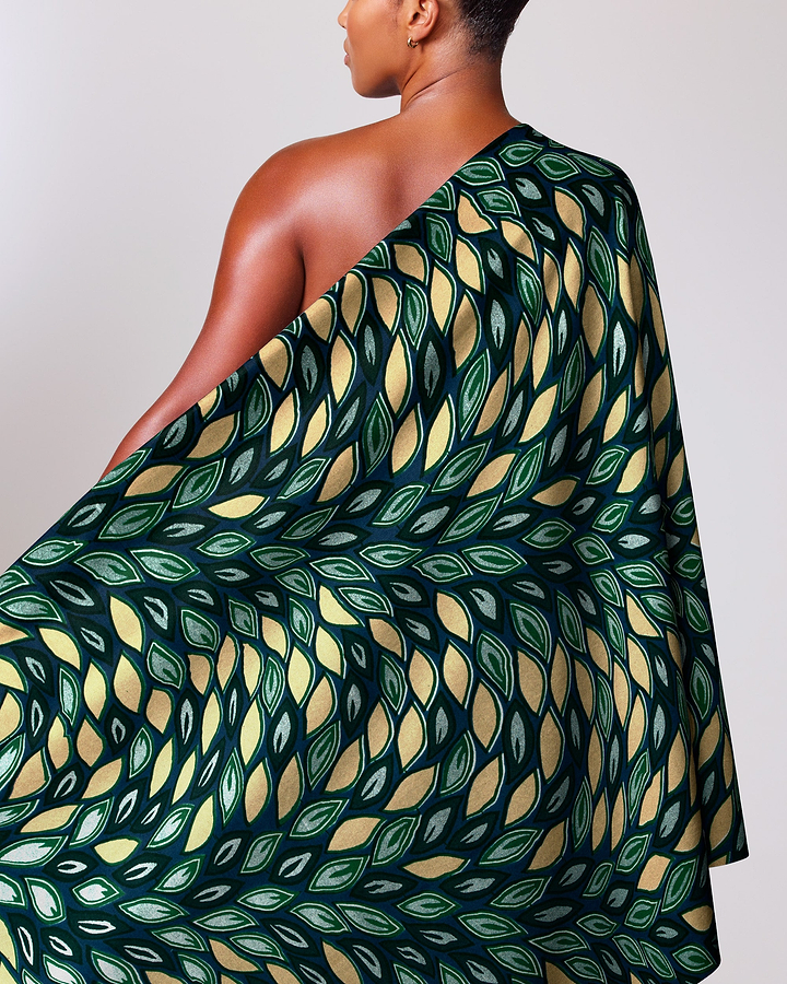 Wax Hollandais | VL80022.010 | Pastel Green Embellished