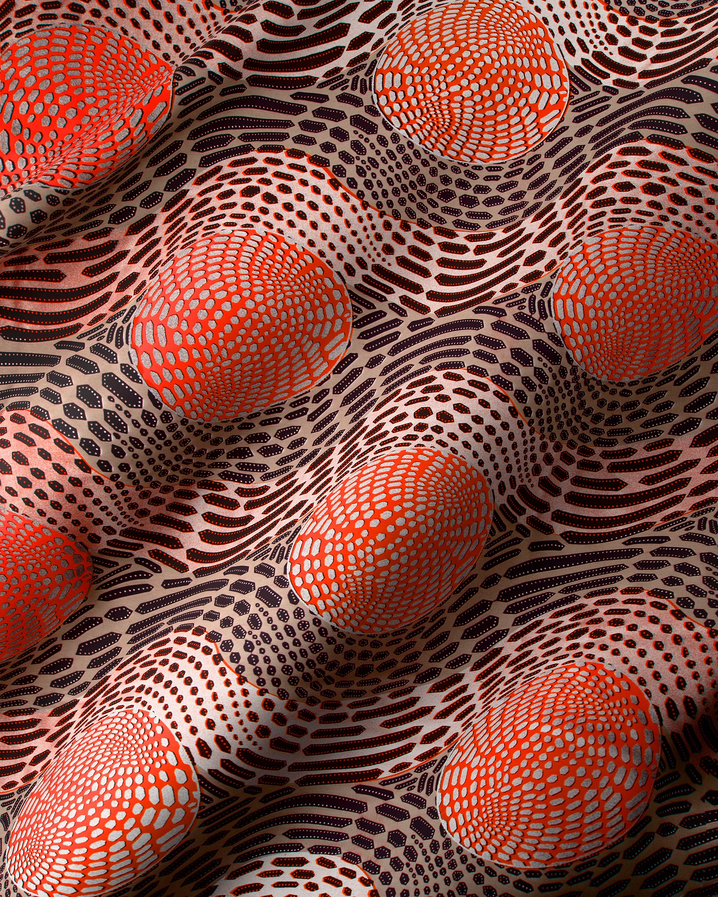 Wax Hollandais | VLH1112.009 | Silver Embellished