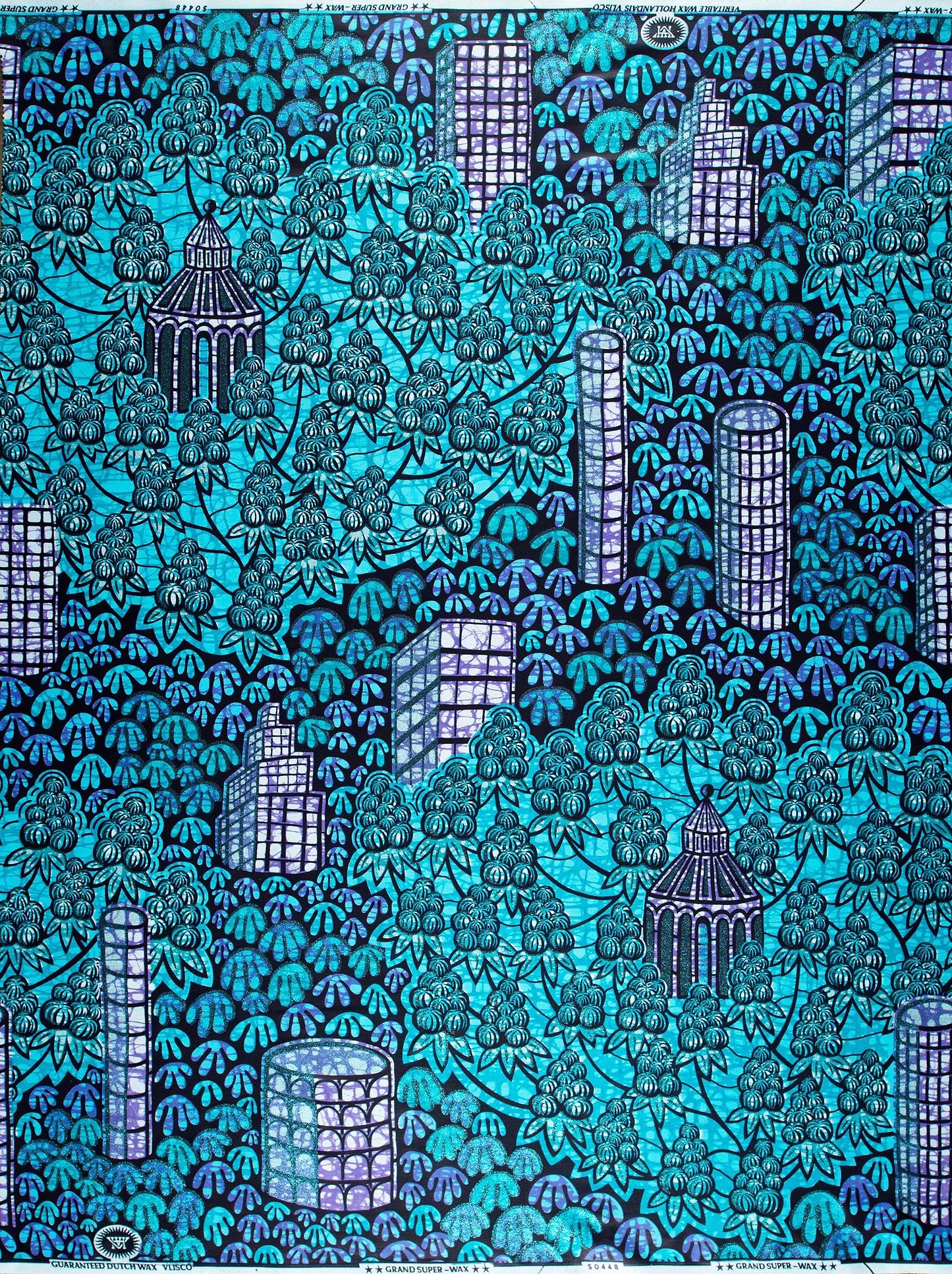 Grand Super-Wax | VLS0448.010 | Orné de Bleu Clair Pailleté