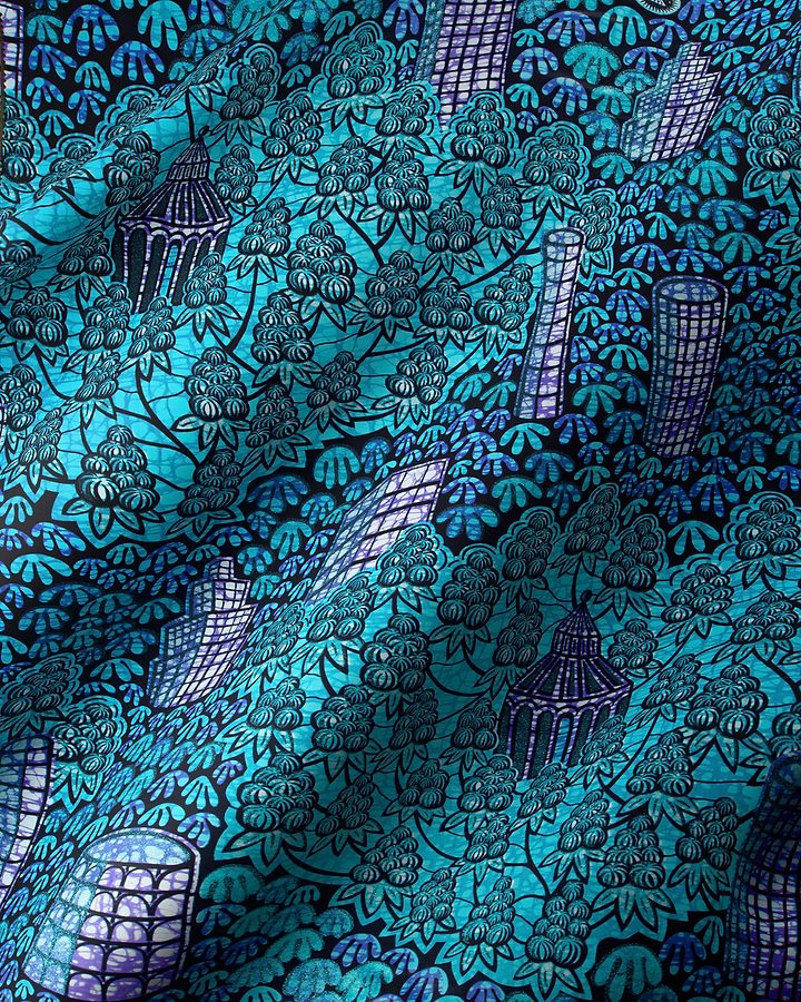 Grand Super-Wax | VLS0448.010 | Orné de Bleu Clair Pailleté