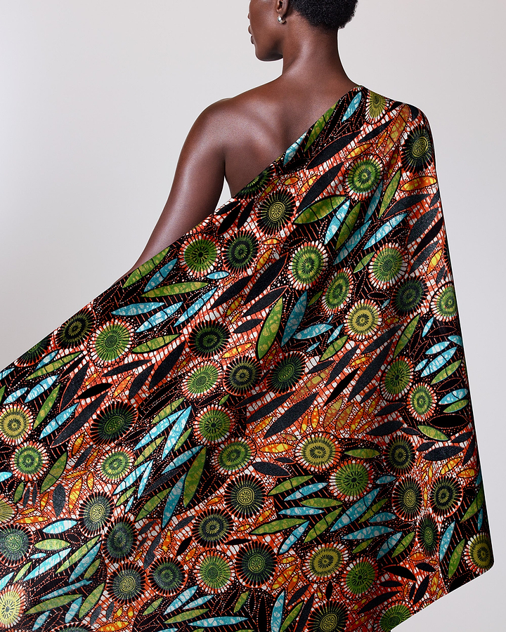 Grand Super-Wax | VLS0949.002 | Orné de Vert-Lilas Pailleté