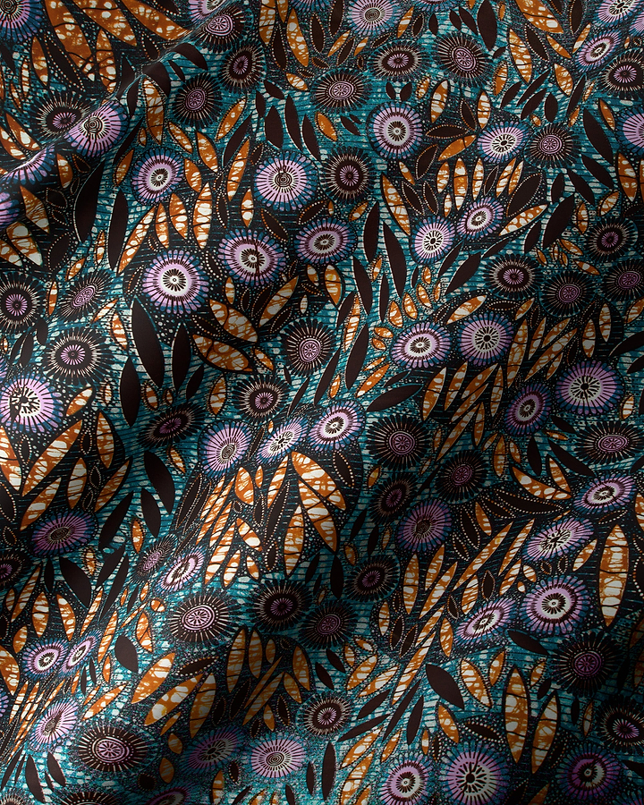 Grand Super-Wax | VLS0949.006 | Orné de Vert-Lilas Pailleté