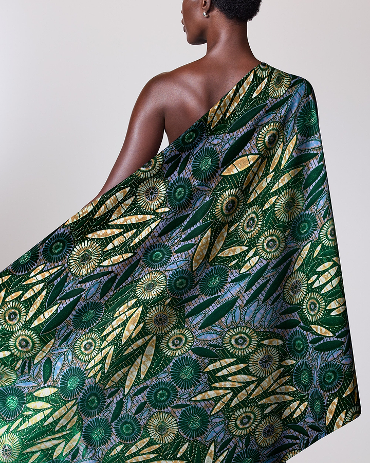 Grand Super-Wax | VLS0949.009 | Orné de Vert Pailleté