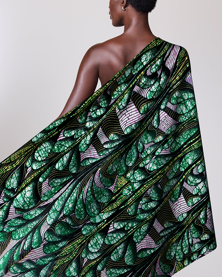 Grand Super-Wax | VLS0953.002 | Orné de Vert Pailleté