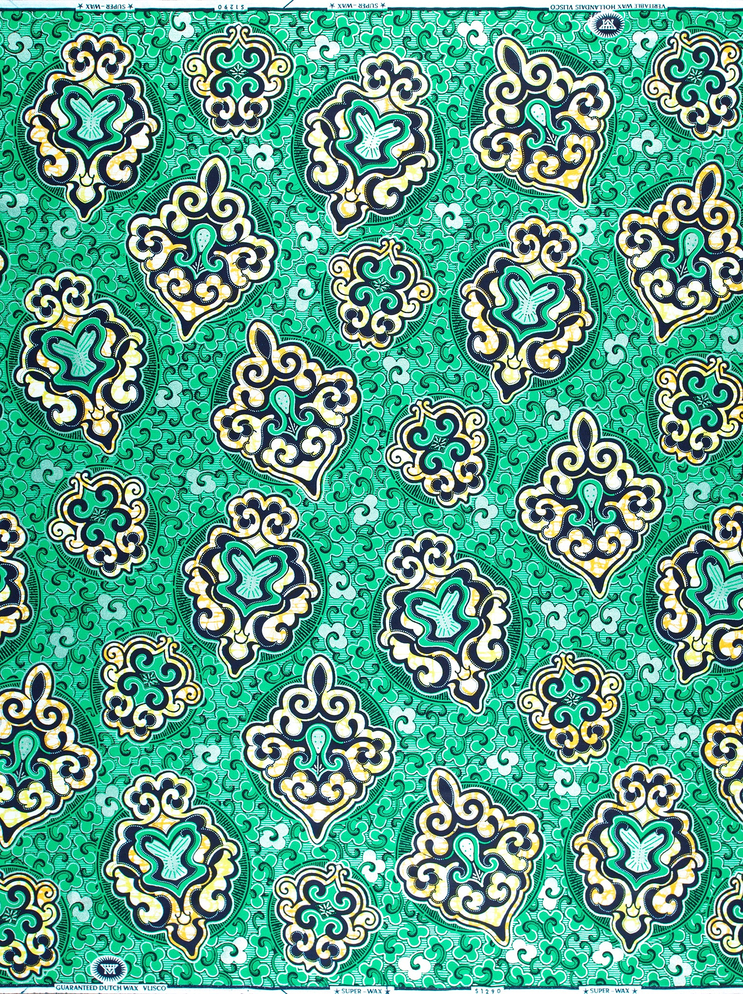 Super-Wax | VLS1290.026 | Pastel Green Embellished