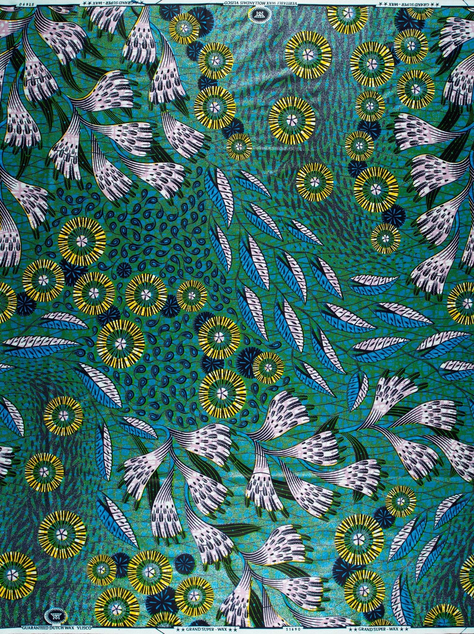 Grand Super-Wax | VLS1690.001 | Orné de Bleu-Lilas Pailleté