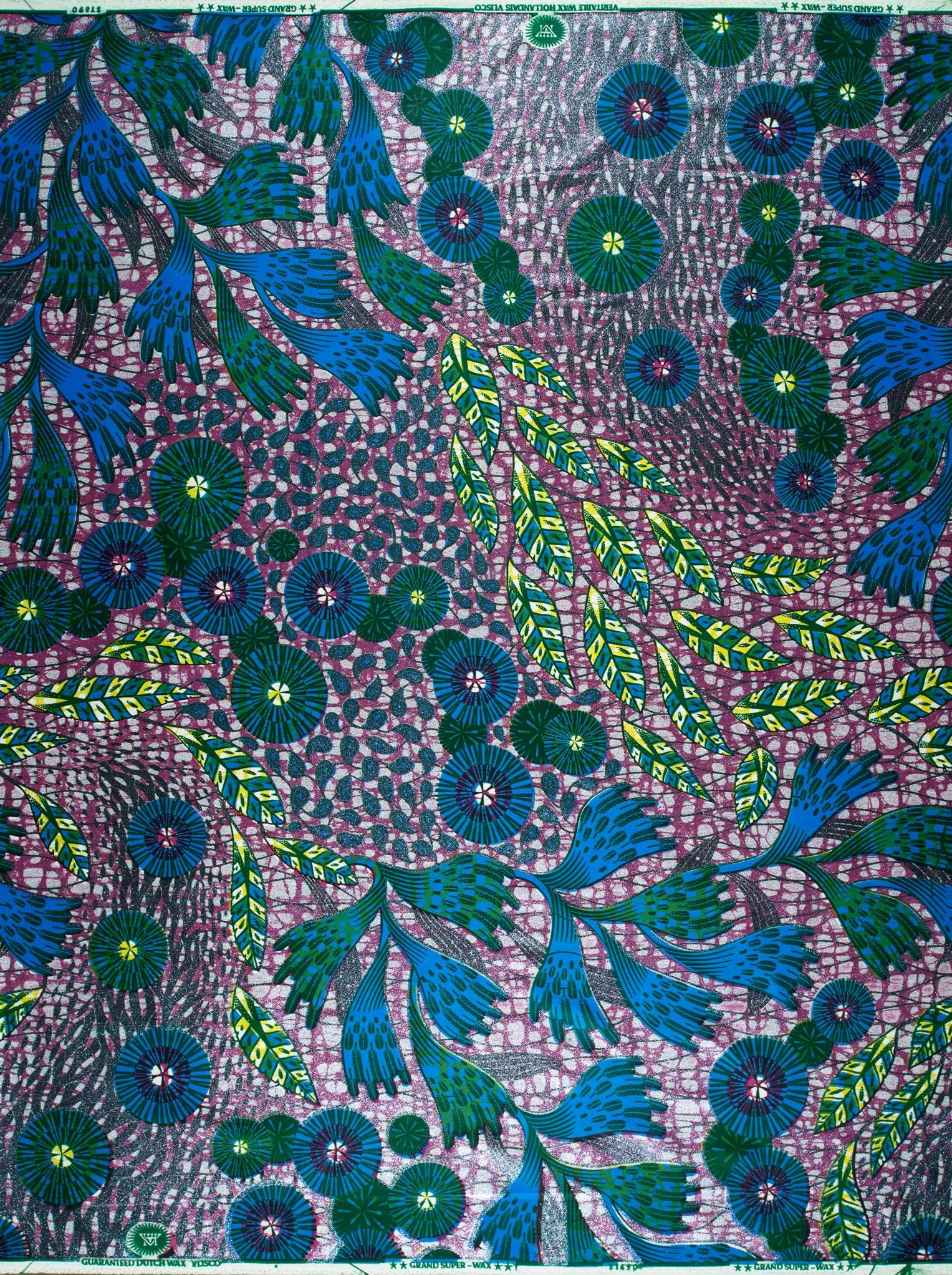 Vibrant african print fabric bold grand super-wax vls1690.008