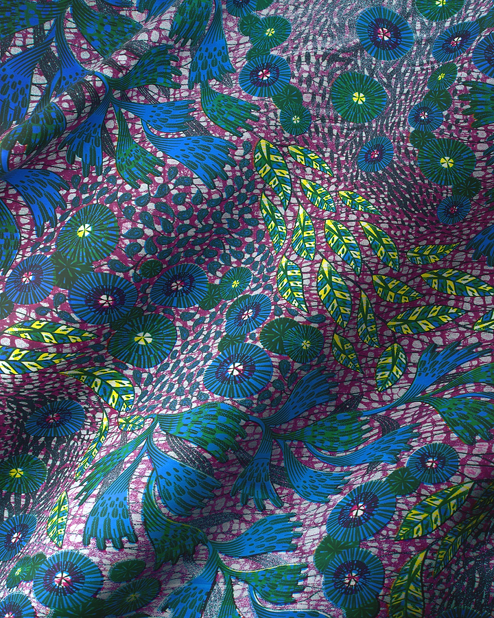 Grand Super-Wax | VLS1690.008 | Orné de Bleu-Lilas Pailleté