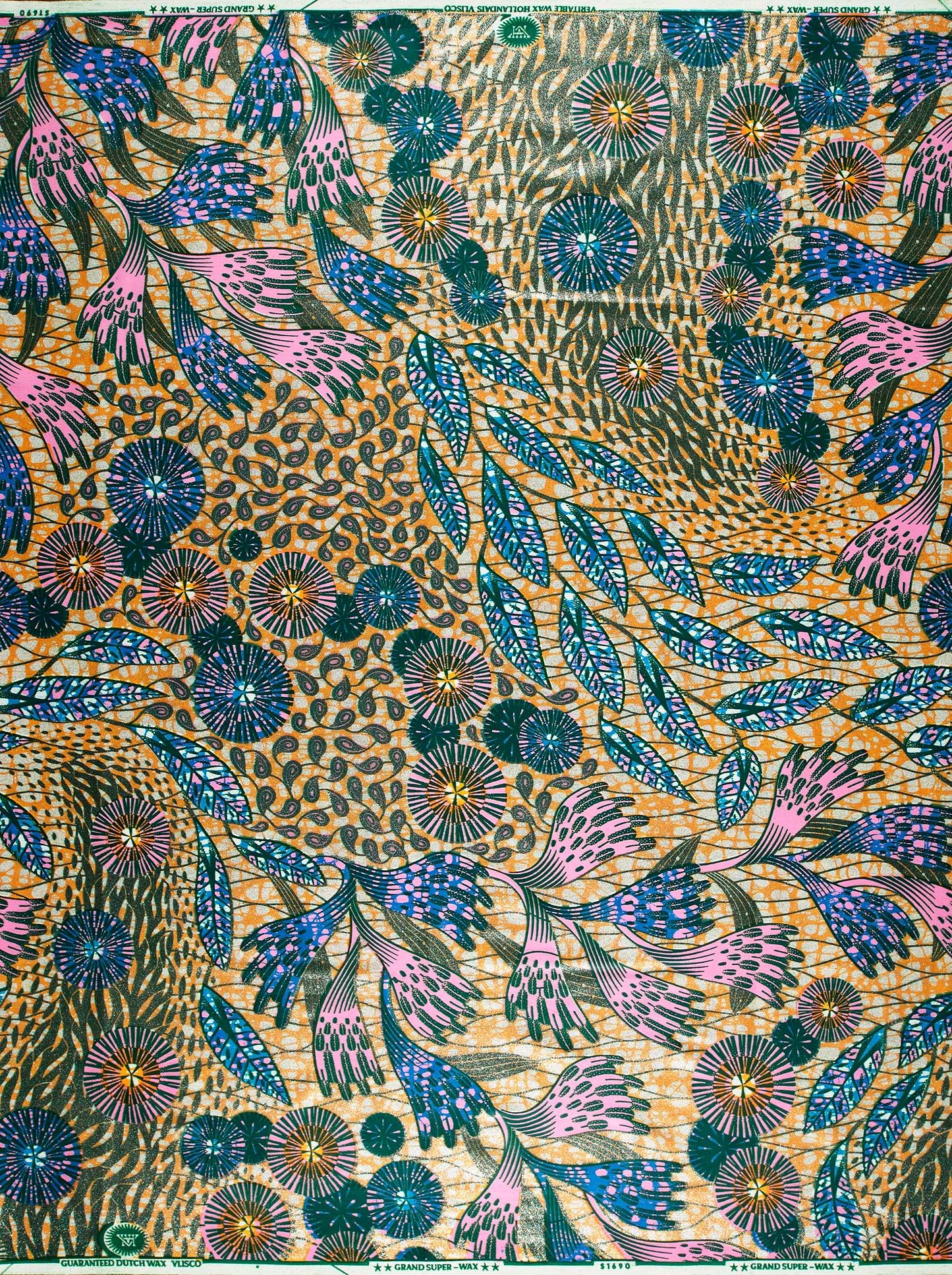 Grand Super-Wax | VLS1690.009 | Orné de Bleu-Cuivre Pailleté