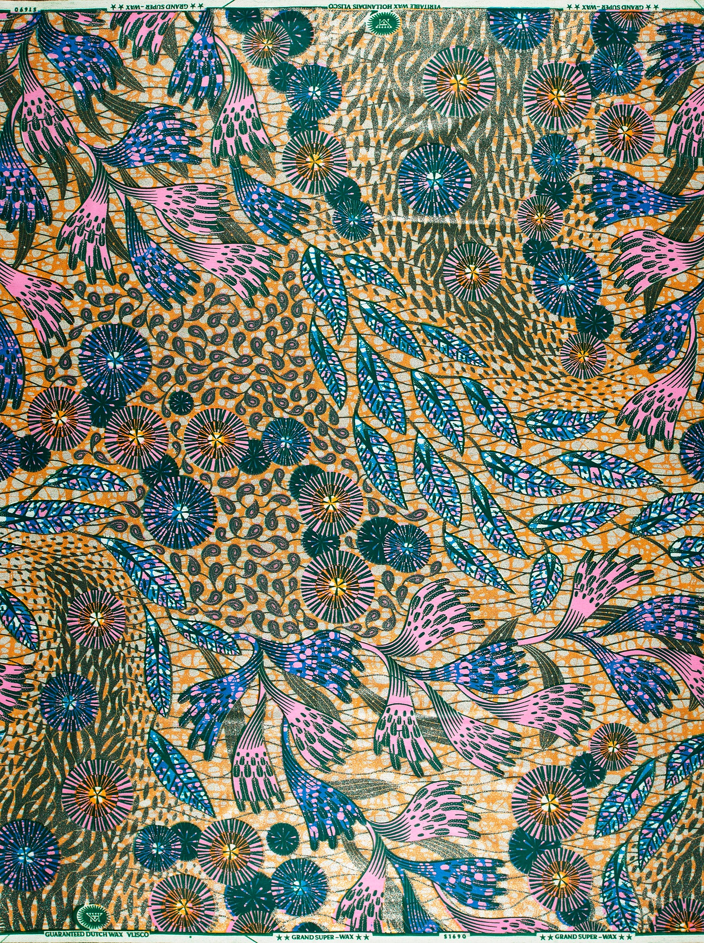 Grand Super-Wax | VLS1690.009 | Orné de Bleu-Cuivre Pailleté