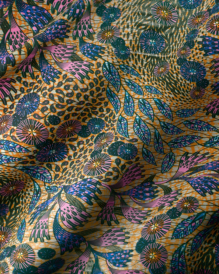 Grand Super-Wax | VLS1690.009 | Orné de Bleu-Cuivre Pailleté