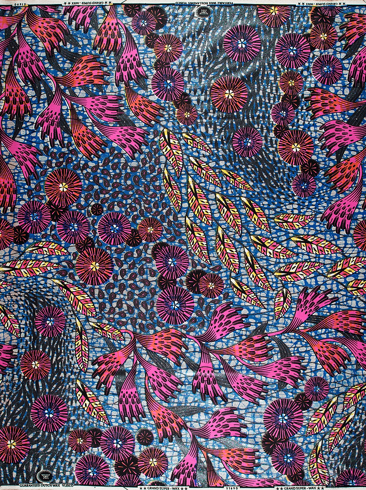 Vibrant african print fabric bold grand super-wax vls1690.010