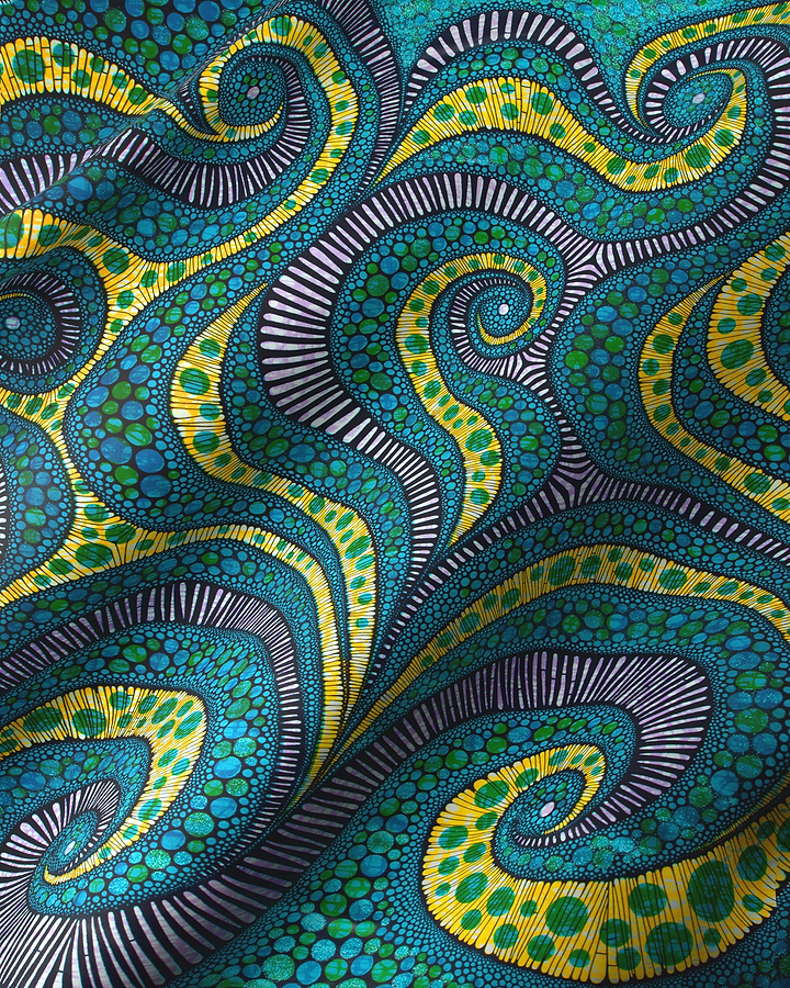 Grand Super-Wax | VLS1716.013 | Orné de Bleu Clair Pailleté