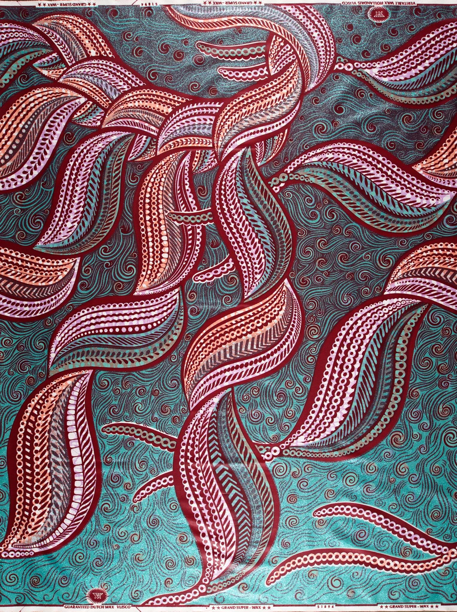 Grand Super-Wax | VLS1894.001 | Orné de Bleu Pastel Pailleté