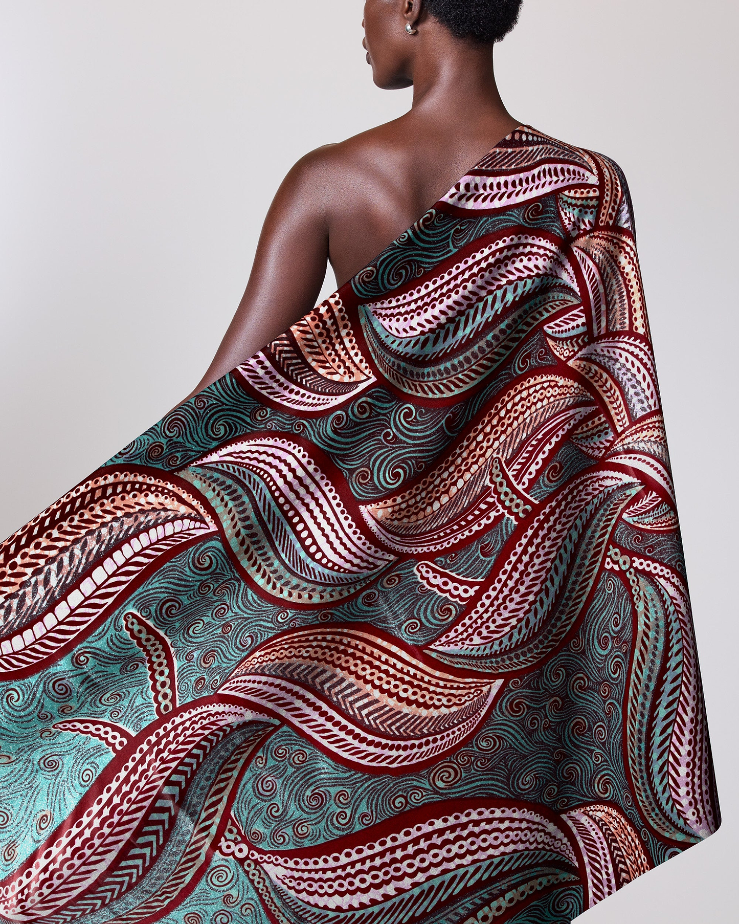 Grand Super-Wax | VLS1894.001 | Orné de Bleu Pastel Pailleté