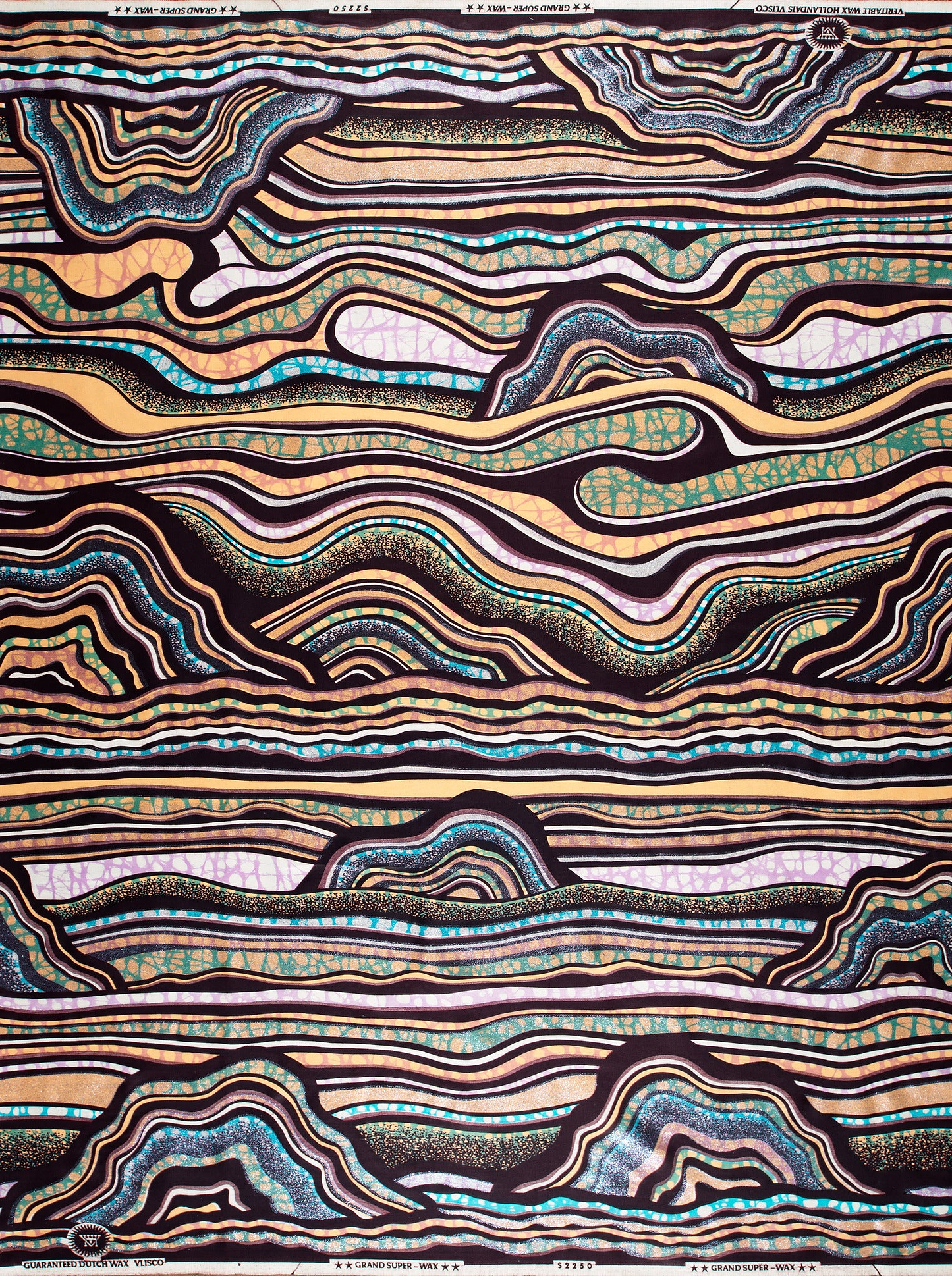 Grand Super-Wax | VLS2250.009 | Orné de Bleu-Lilas Pailleté