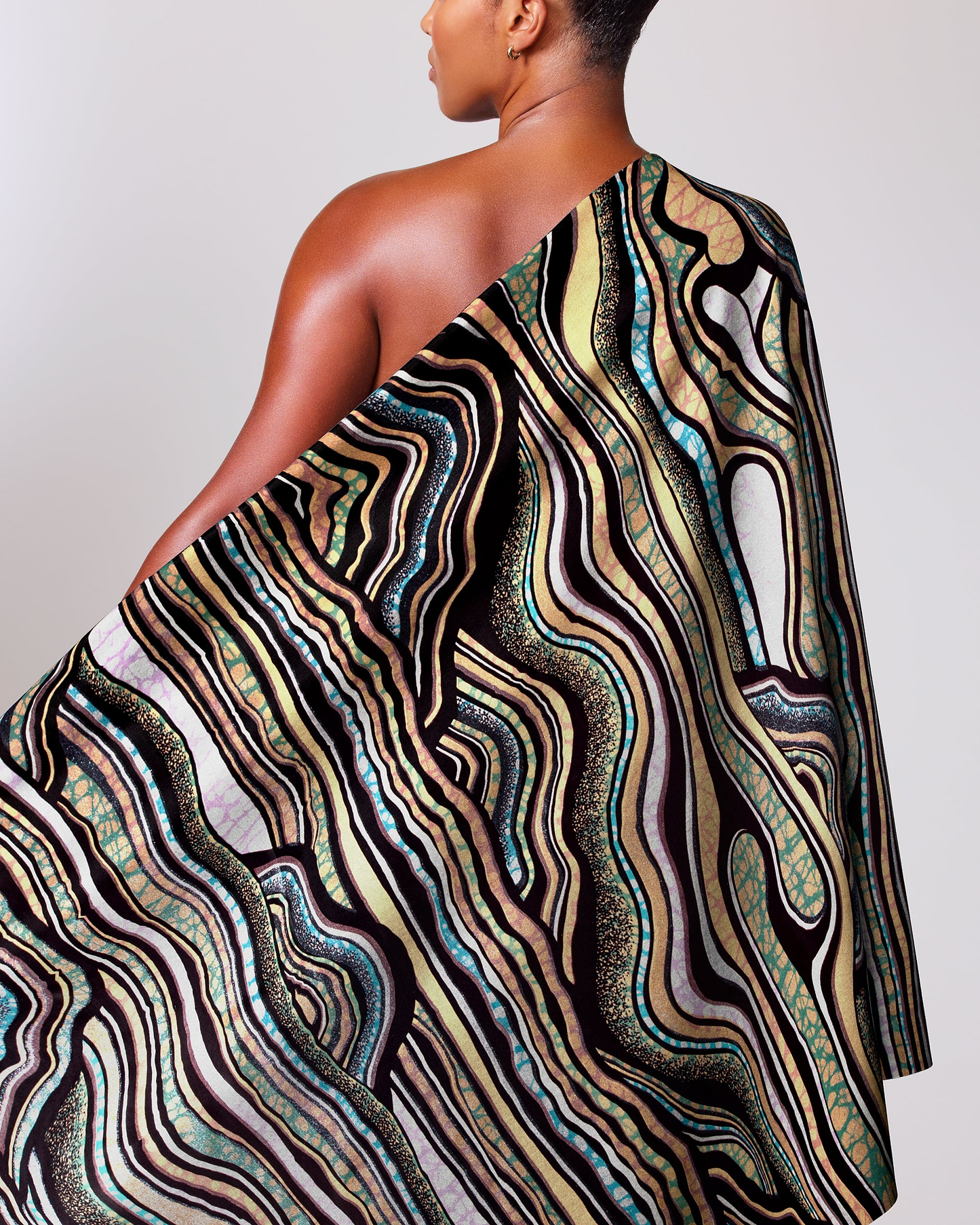 Grand Super-Wax | VLS2250.009 | Orné de Bleu-Lilas Pailleté