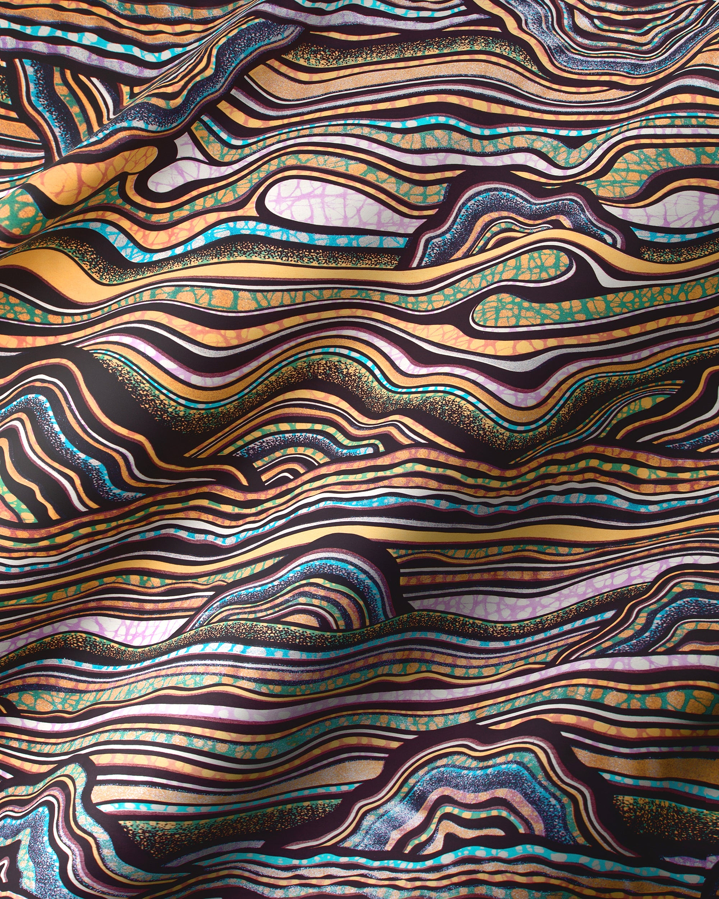 Grand Super-Wax | VLS2250.009 | Orné de Bleu-Lilas Pailleté