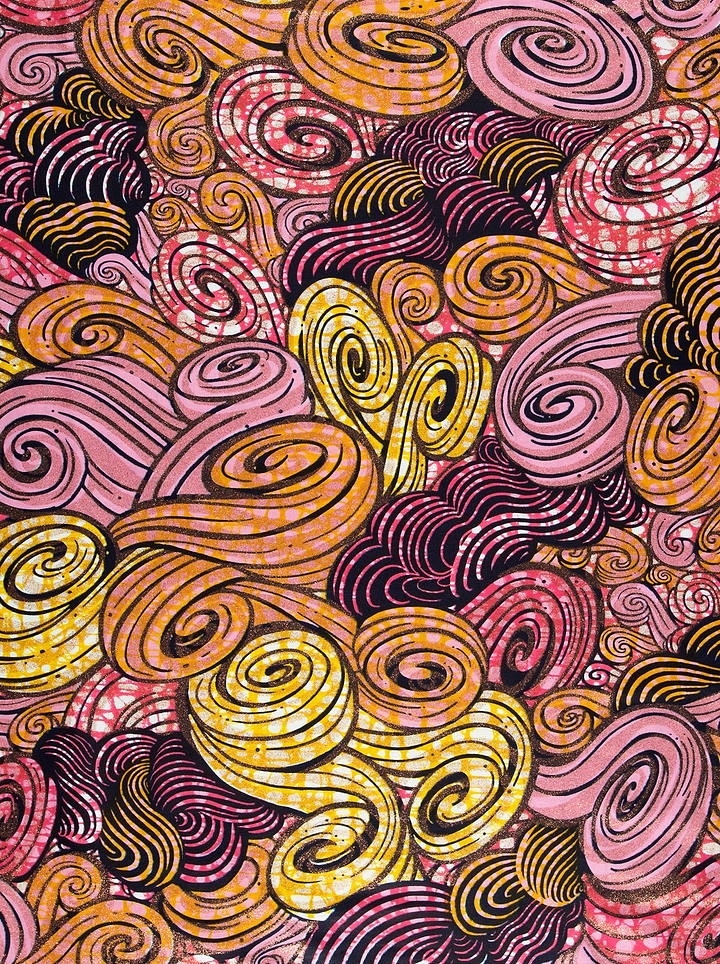 Colorful pattern grand super-wax vls2604.001